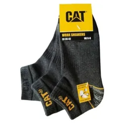 Men´s sneaker socks CAT grey 39-42 3 pr
