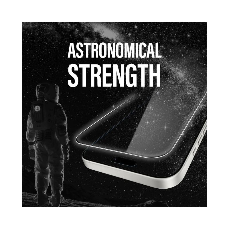 PanzerGlass Ceramic Screen Protector Apple iPhone 16 Plus, Ultra-Wide Fit