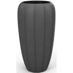 Puķu pods Gaja 747x400mm, 12.5L tumši pelēks