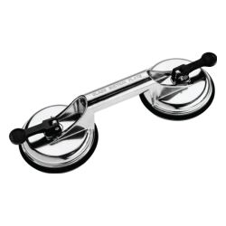 2-cups aluminium glass suction