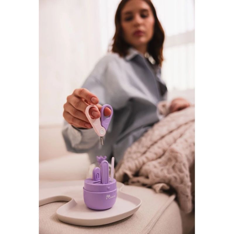 Momini baby nail care kit Lilac Purple