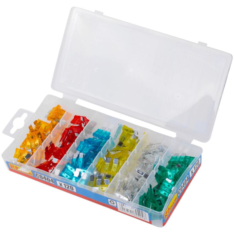 Drošinātāju komplektas 120 gab. 5A-30