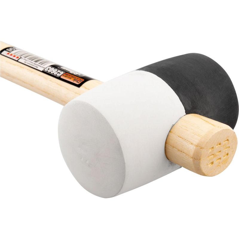 Rubber mallet 60mm-16 oz wooden handle