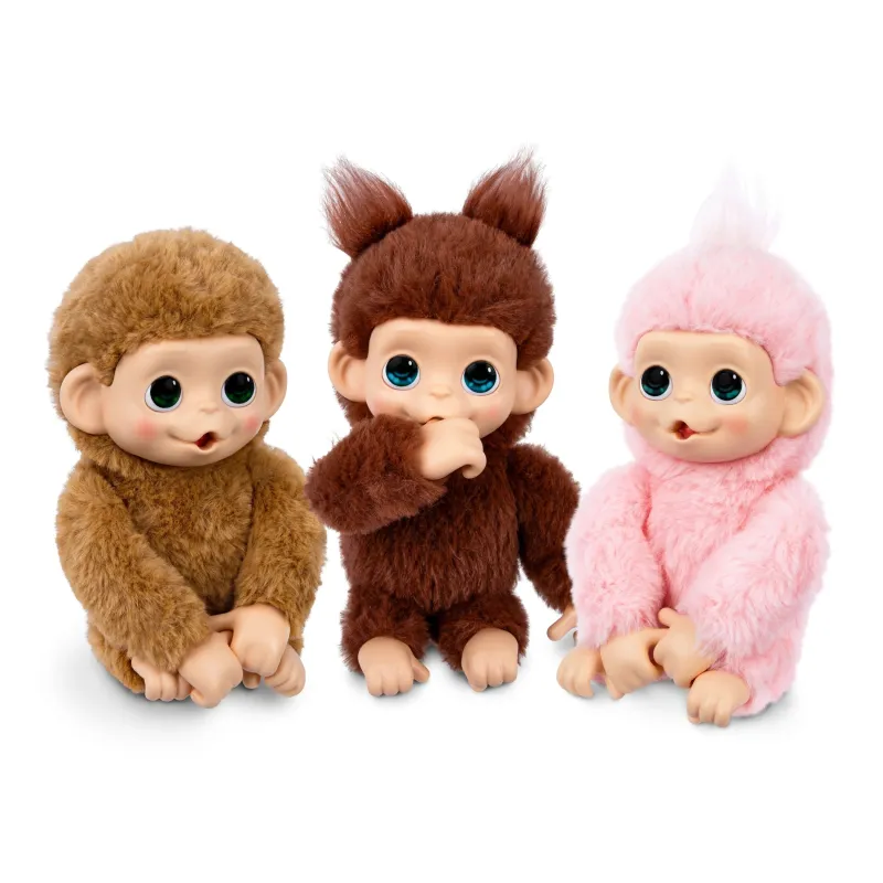 LITTLE LIVE PETS interactive plush Monkey minis, 19 cm