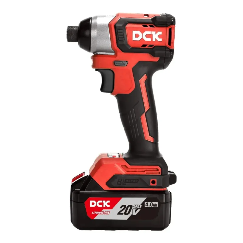Bezvada bezsuku triecienskrūvgriezis 20V, KDPL165EK, DCK ,2x4,0Ah akumulatori, lādētājs,