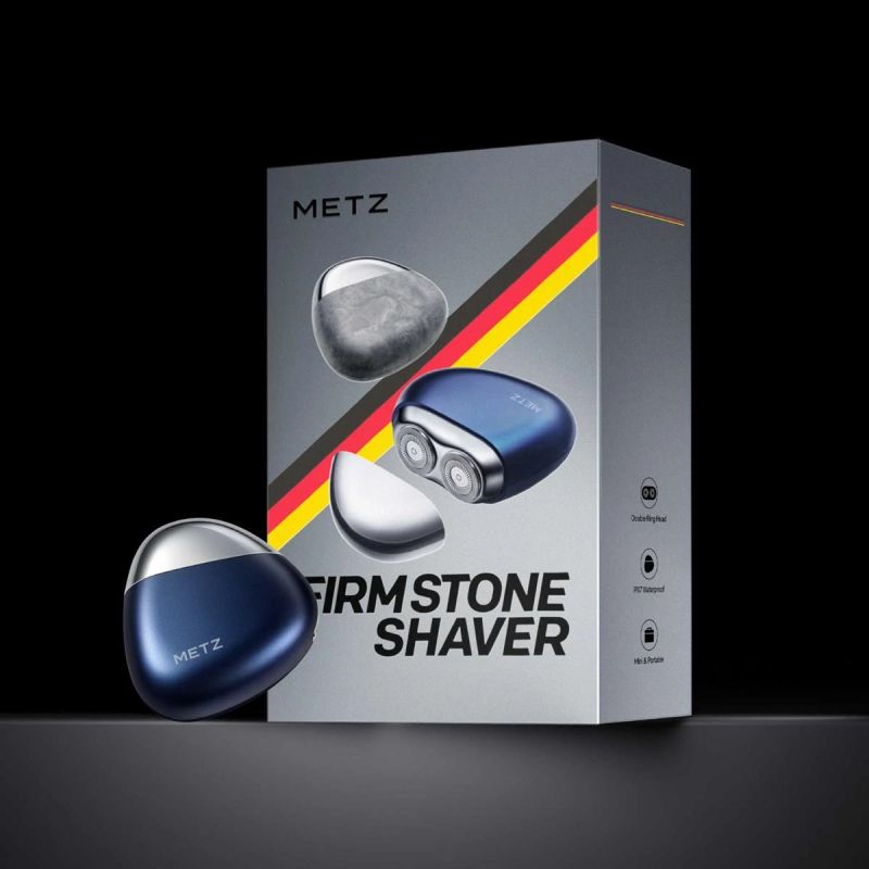 MZPS021 Metz Firm stone Shaver, Rock Grey.