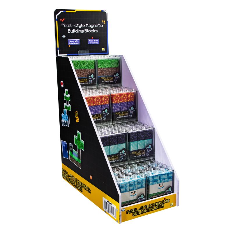 Magnetic building block toy set, 27 pieces