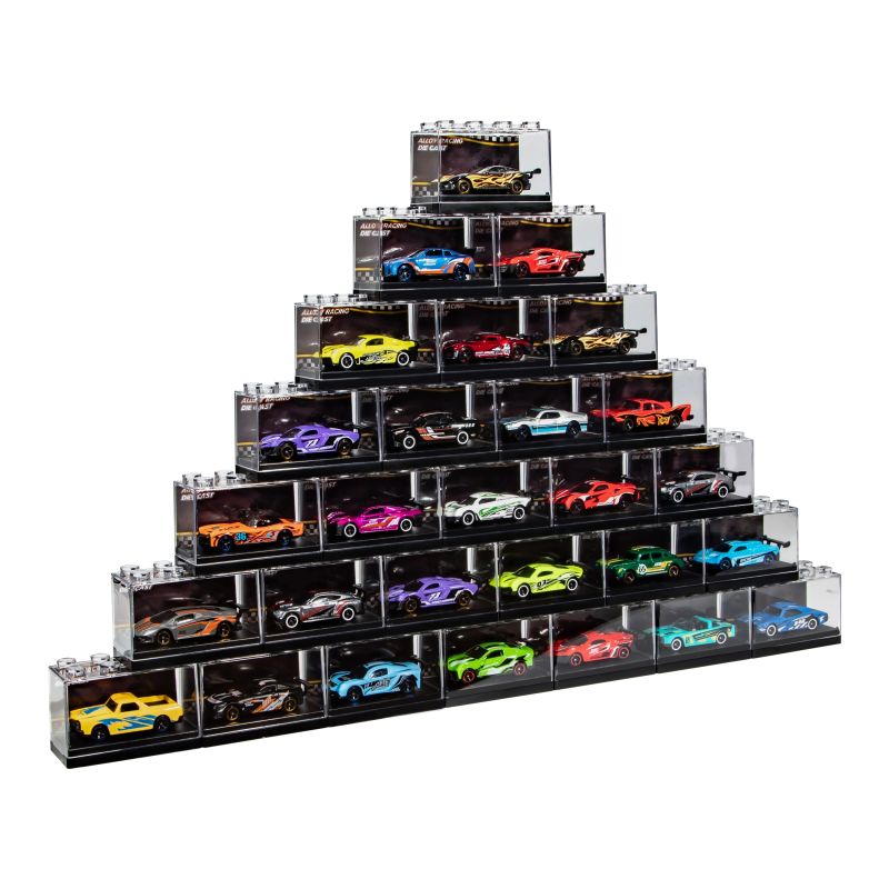 Metāla sacīkšu automašīna, 9 cm