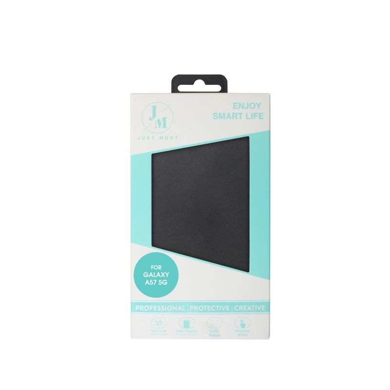 JM STAND FLIP CASE for Galaxy A57, Black