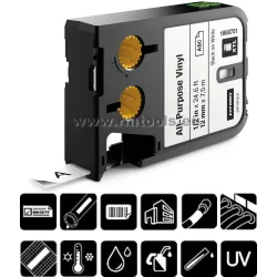 Lent. Vinils XTL 54mm melna-dzeltena