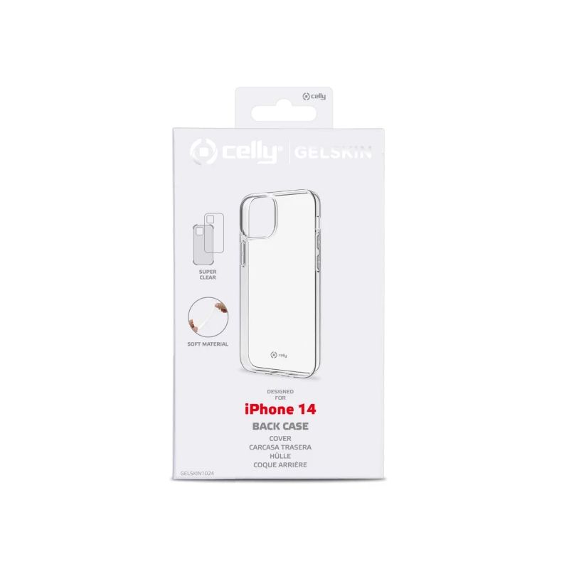 CELLY Gelskin back cover Apple iPhone 14 Transparent