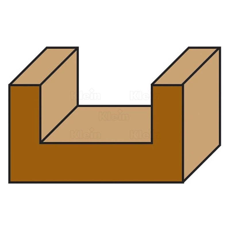 Cietkausējuma gropjfrēze HW S 8 D 18X20X50