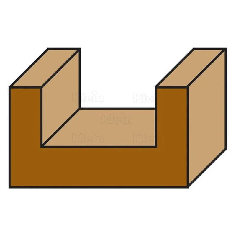 Cietkausējuma gropjfrēze HW S 8 D 18X20X50