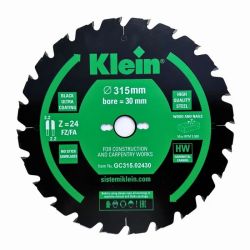 Klein 300x30x3.2mm 20 zobi - Zāģripa būvlaukumiem un demolēšanai