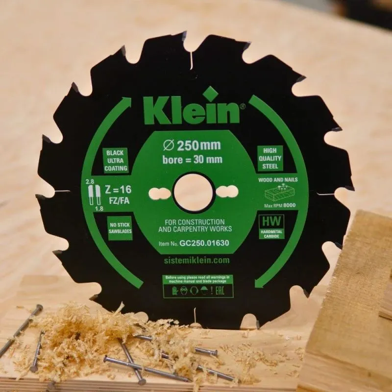 Klein 315x30x3.2mm 24 zobi - Zāģripa būvlaukumiem un demolēšanai