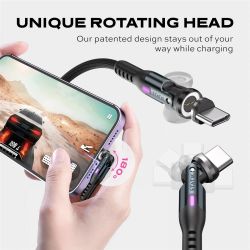 STATIK Statik 360 Pro Cable 2.0 USB-C Only, 1m, Black