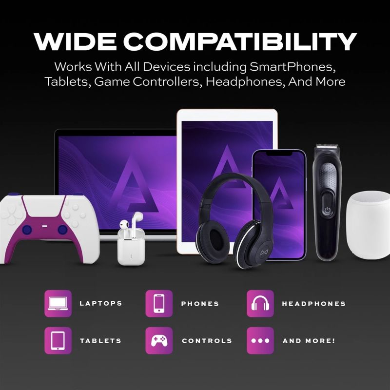 STATIK PowerPivot Pro, Glowing LED Cabel, USB-C to USB-C, 1m, Black