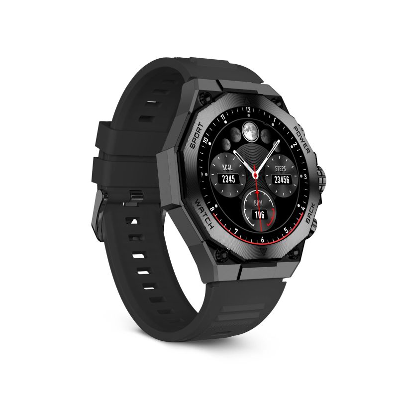 Ksix Smartwatch TITANIUM, Black