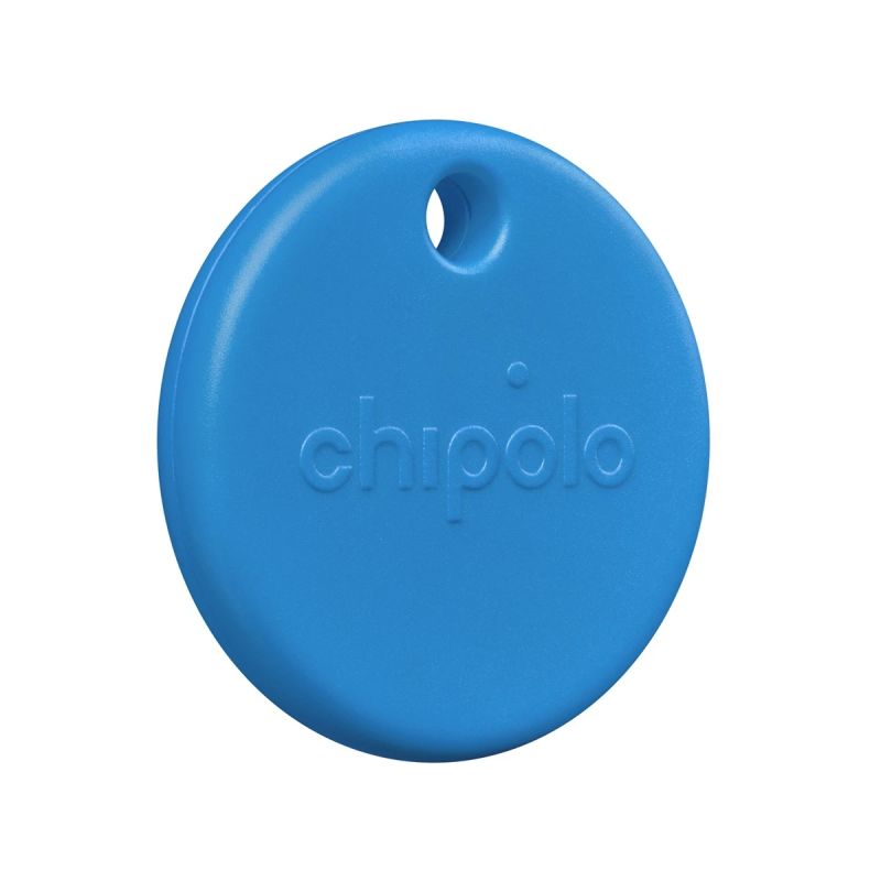 Chipolo POP – Bluetooth Tracker with Replaceable Battery for iOS & Android, Blue