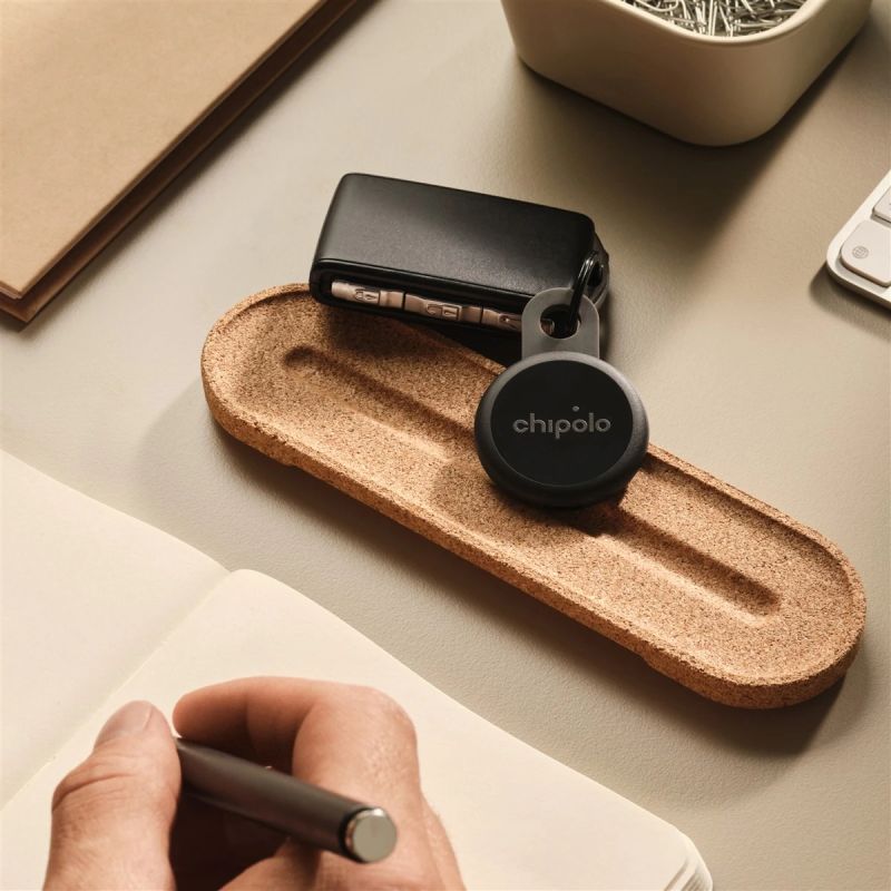 Chipolo LOOP – Rechargeable Bluetooth Tracker with Silicone Loop for iOS & Android, 4col_Charcoal