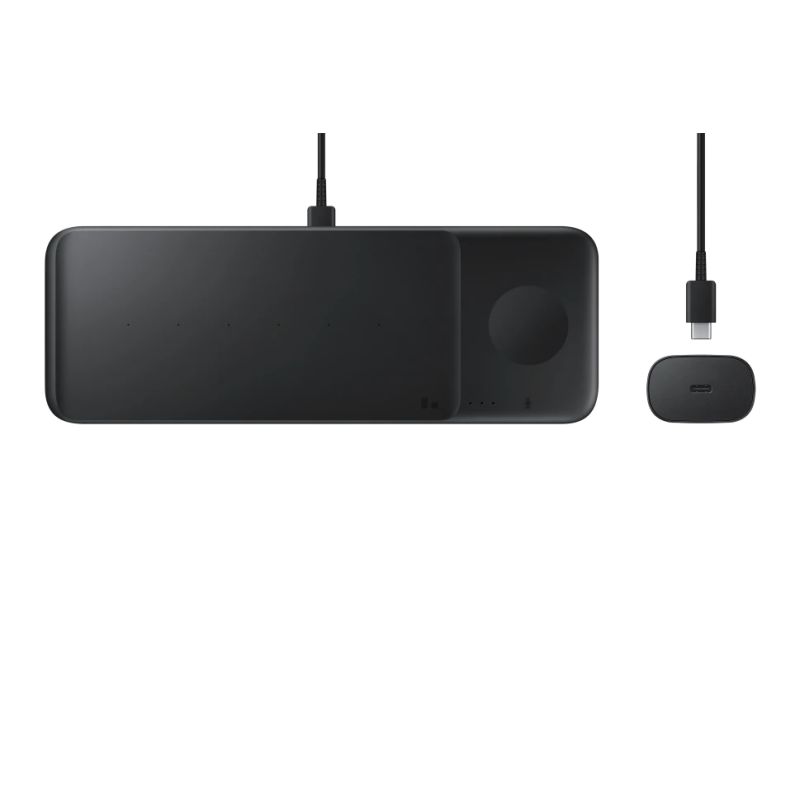 P6300TBEGEU Wireless Charger Trio for Samsung, Black