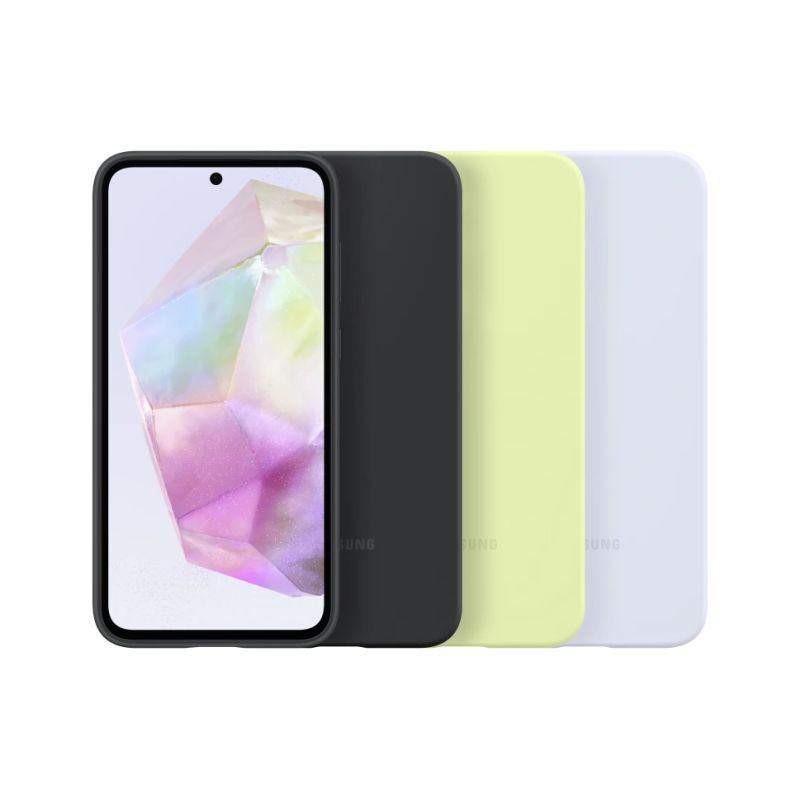 PA356TLEGWW Silicone case for Samsung Galaxy A35 Light Blue