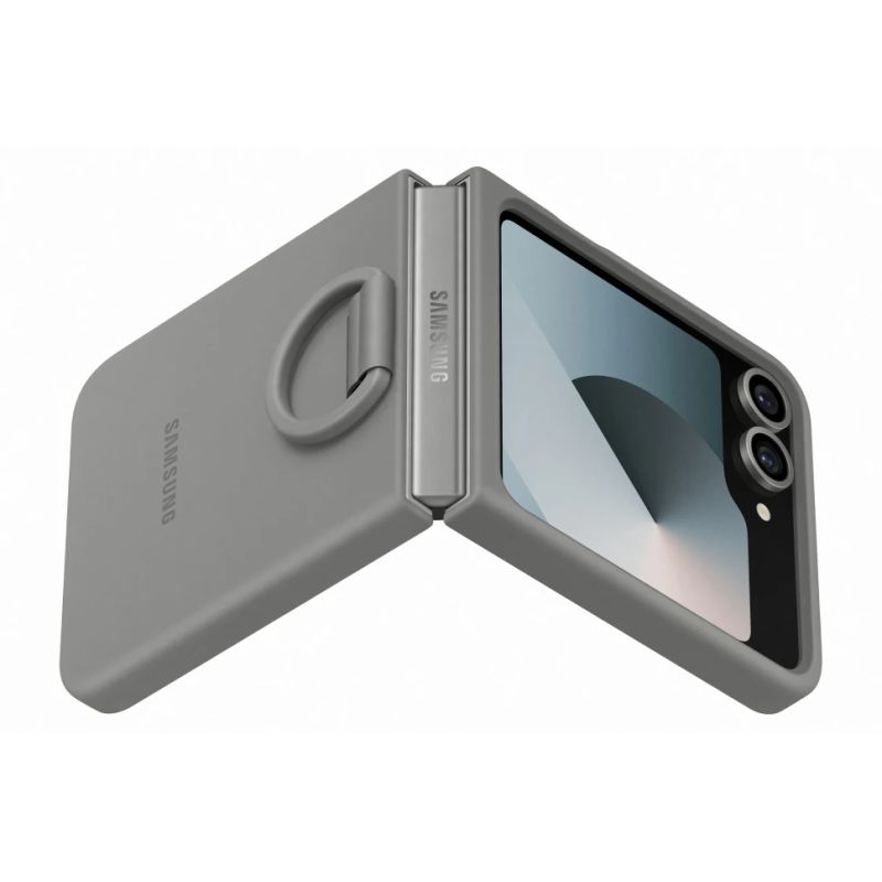 PF741TJEGWW Silicone Case Samsung Galaxy Flip6, Gray