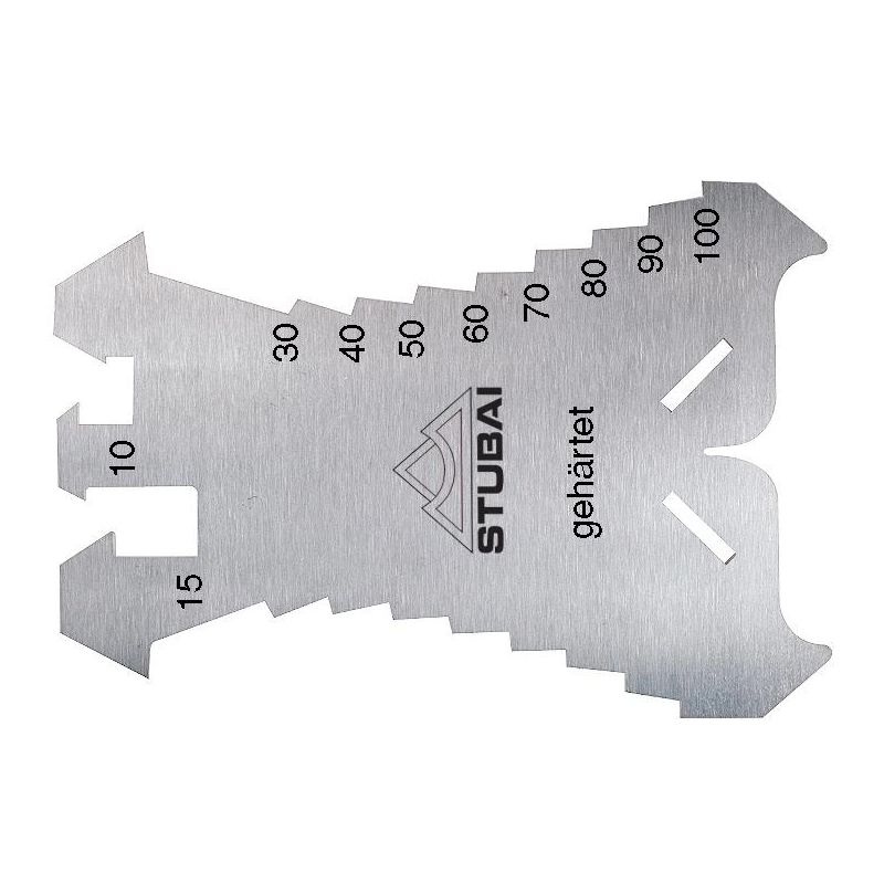 Marķēšanas šablons, rūdīts un nerūsējošais tēr.