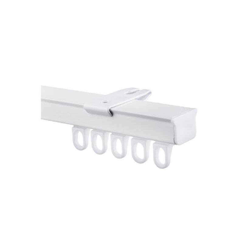 Griestu aizkaru sliede Domoletti, 250 cm, balta krās.