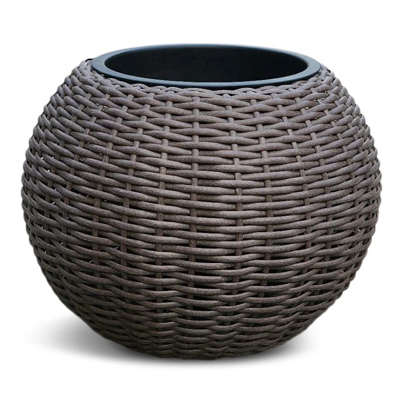 Lillepott Domoletti 53000011101, plastik, pruun v.