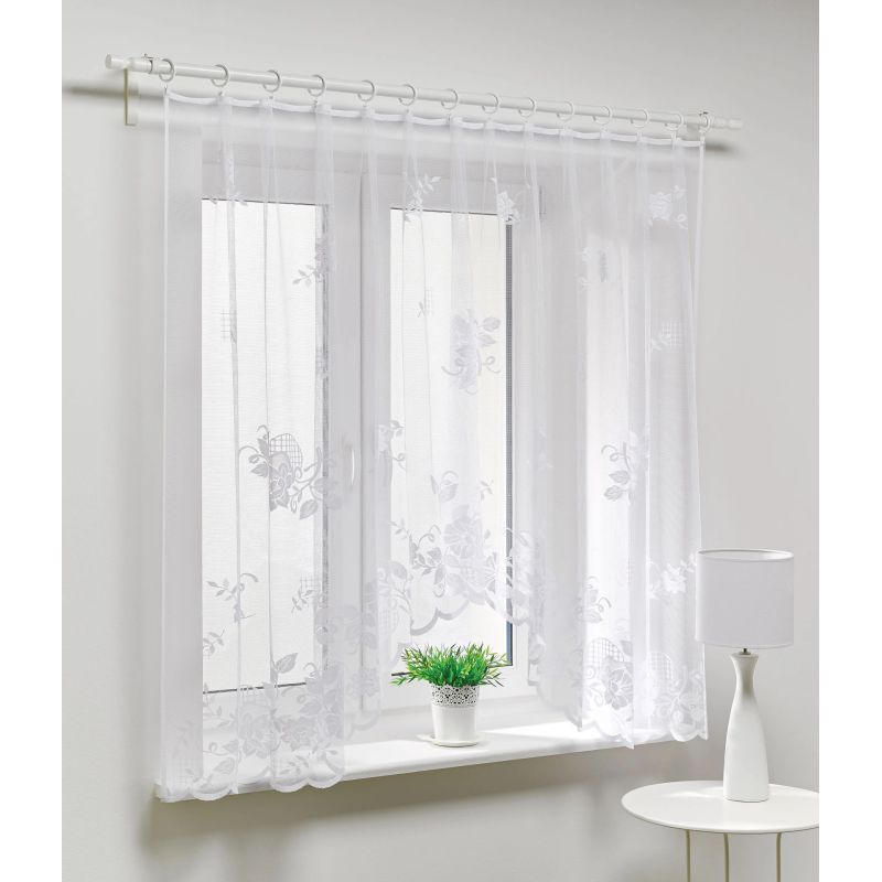 Päevakardin Domoletti HELENA, valge, 300 cm x 150 cm