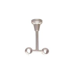 Kardinapuu hoidikud Domoletti, 120 mm, DIA 16 mm, hõbe v.