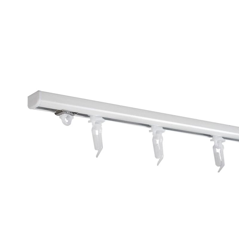 Griestu aizkaru sliede Domoletti D PROFILE, 300 cm, balta krās.