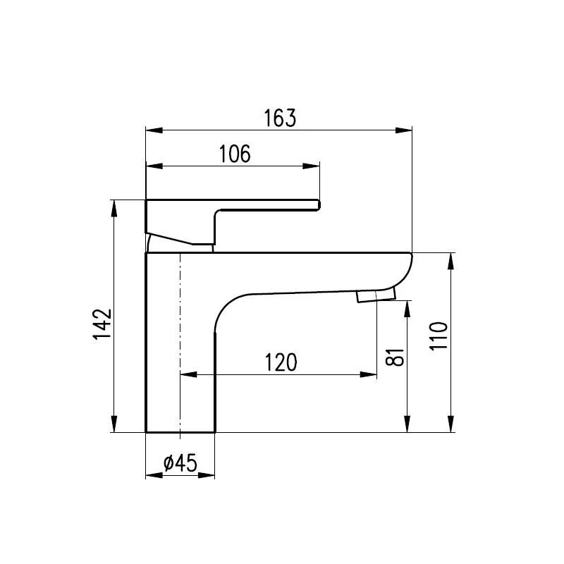 Valamusegisti Domoletti Verona DVT426.5, kroom v.