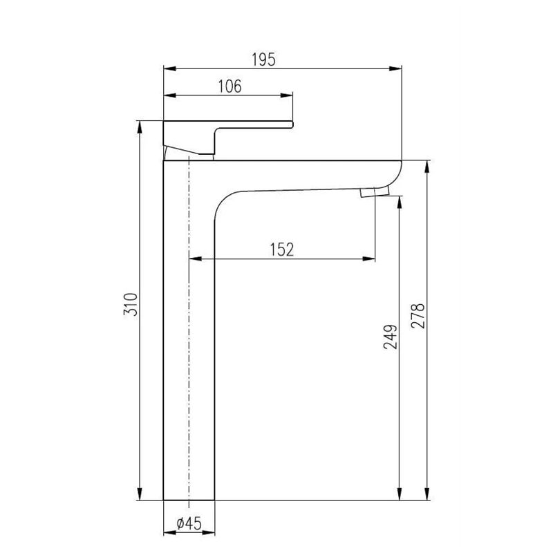 Valamusegisti Domoletti Verona DVT430.5, kroom v.