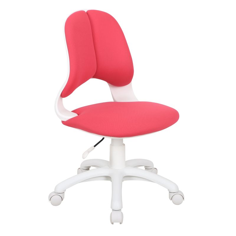 Biroja krēsls Domoletti CX1510M, 51 x 45 x 82 - 92 cm, rozā