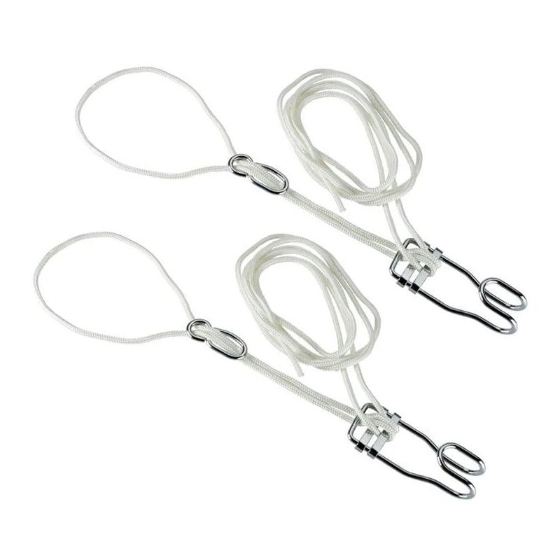 Võrkkiige kinnituskomplekt Domoletti 9101, polüester-metall, valge v.