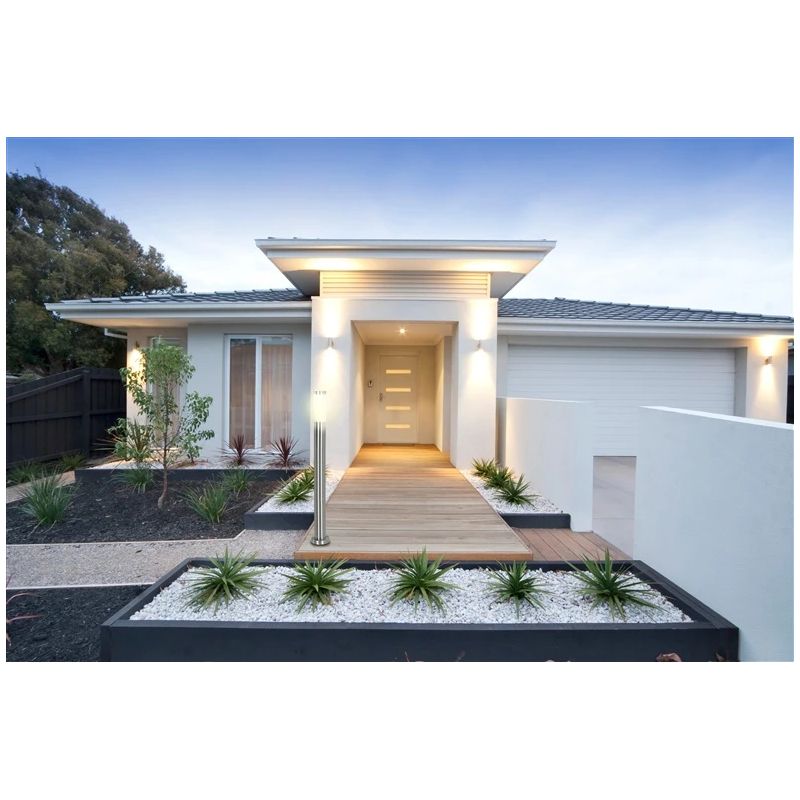 Brīvi stāvošs āra gaismeklis Domoletti DH022-800, 23W, E27, IP44, sudraba krās., 7.6 cm x 80 cm