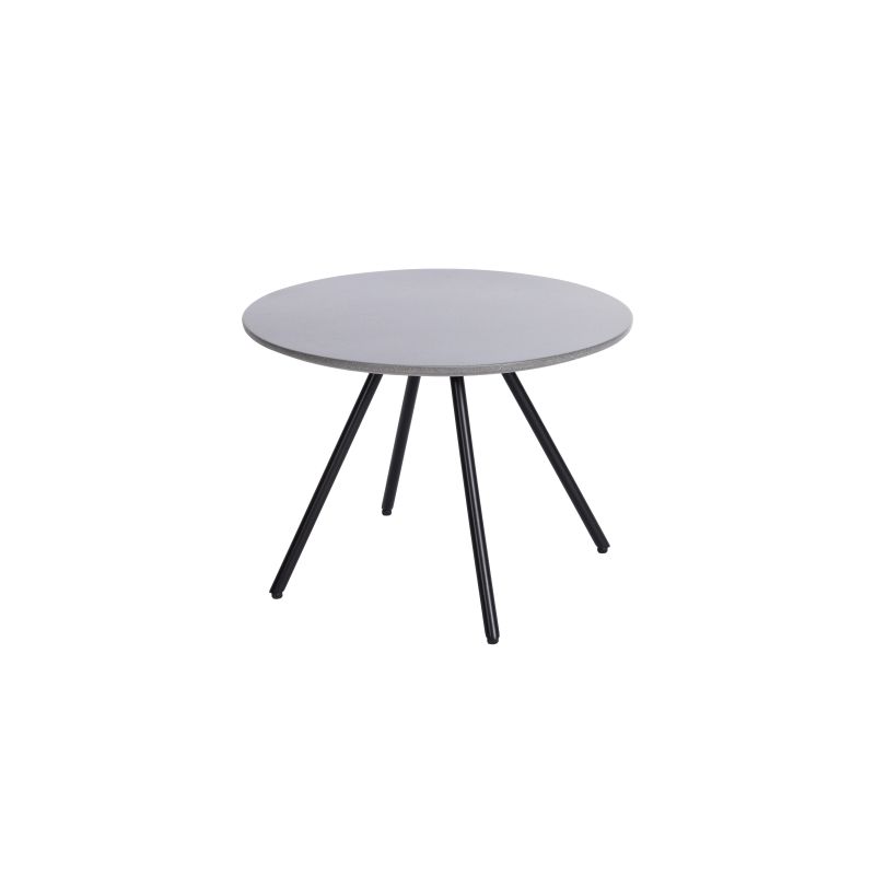 Dārza galds Domoletti, melna krās.-pelēka krās., 54 cm x 54 cm x 40 cm