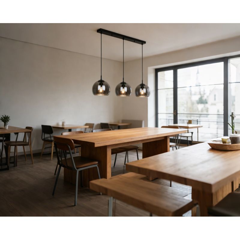 Lampa karināms Domoletti Rita MYD9330SM-B, E27, 3 x 40 W