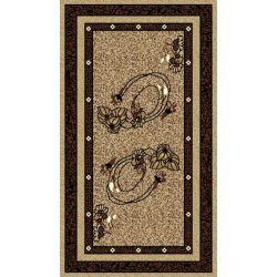 Ковер Domoletti Shiraz 1041 B55, коричневый, 150 см x 80 см