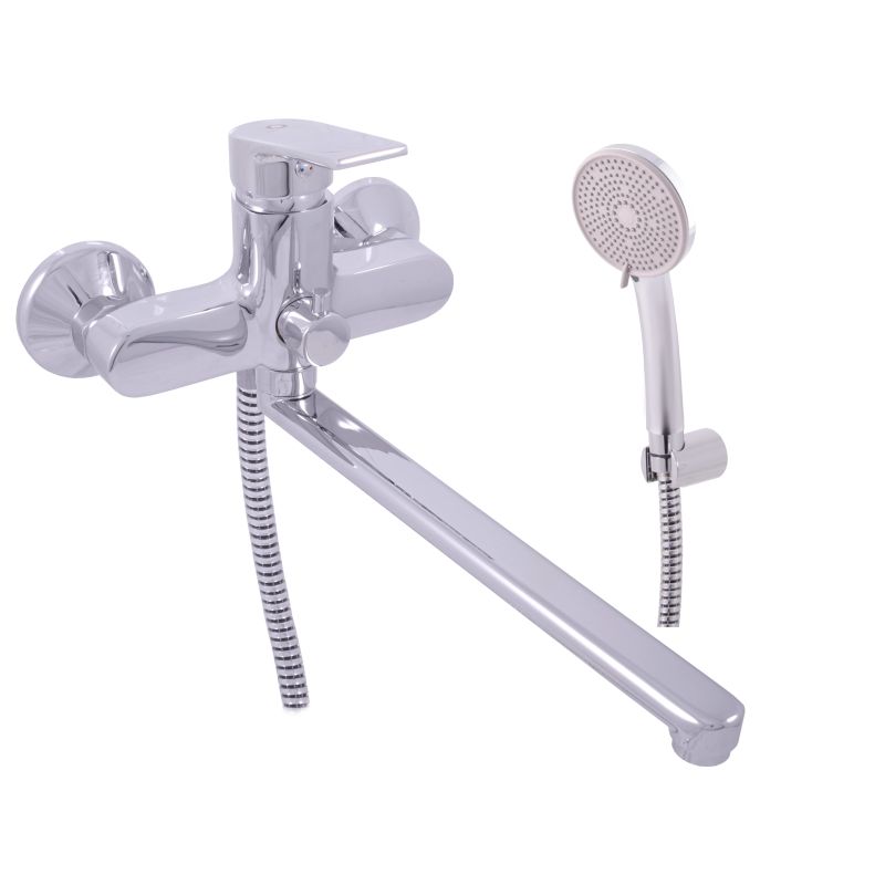 Vannas maisītājs ar dušas komplektu Domoletti Verona DVT453.5-1, hroma krās.