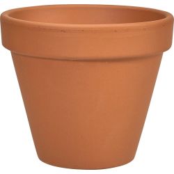 Цветочный горшок Domoletti Terakota T-001-001-08-P, керамика, коричневый цв.