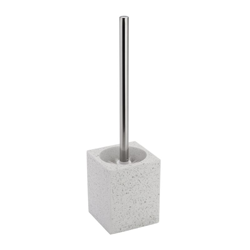 Tualetes birste Domoletti, balta, 10 cm x 37 cm x 10 cm