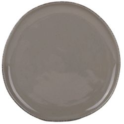 Тарелка обеденная Domoletti Sesam dots brown, DIA 26.8 см, коричневый