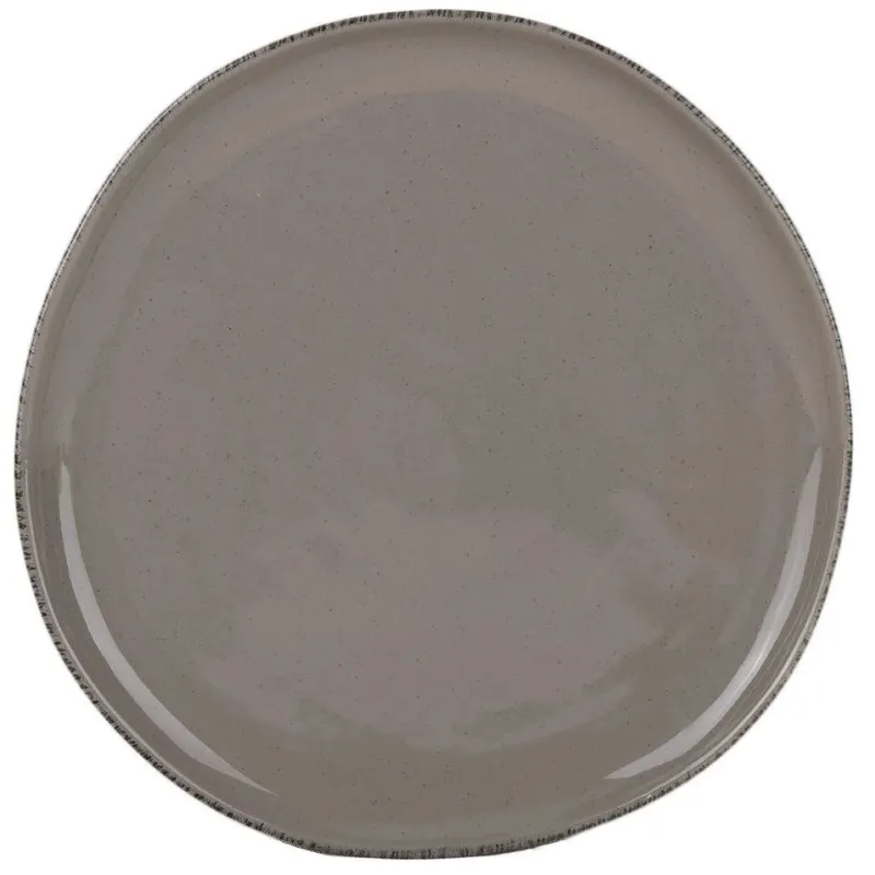 Šķīvis pusdienu Domoletti Sesam dots brown, DIA 26.8 cm, brūna