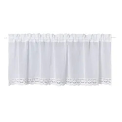 Dieninė užuolaida Domoletti ZOLA, balta sp., 150 cm x 45 cm