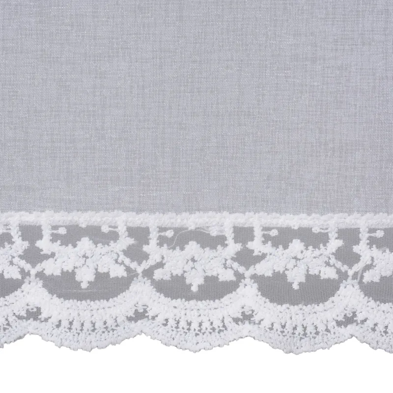 Dienas aizkari Domoletti ZOLA, balta, 150 cm x 45 cm