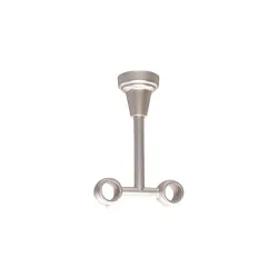 Крепление карниза Domoletti, 120 мм, DIA 16 мм, серебристый цв.