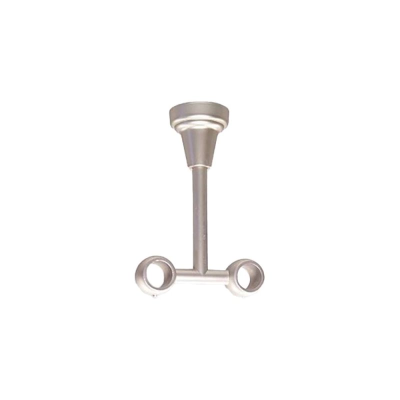 Крепление карниза Domoletti, 120 мм, DIA 16 мм, серебристый цв.